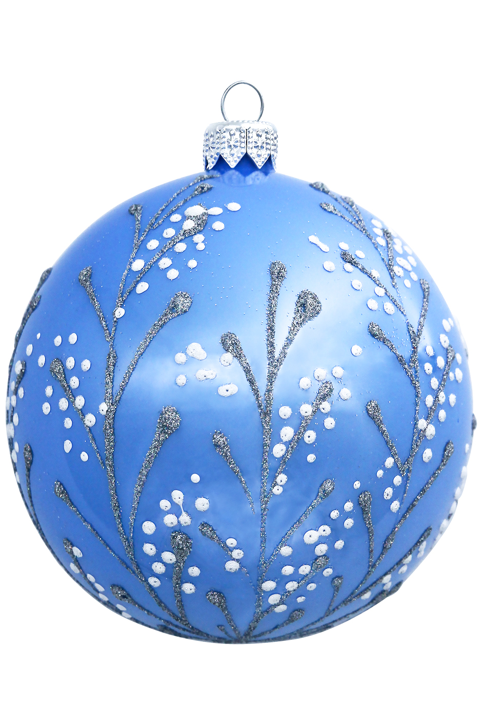 Елочный шар Сверкающий иней КУ-80-224305